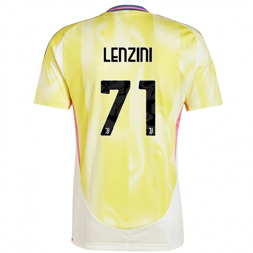 Danxen Hombre Camiseta Martina Lenzini #71 Amarillo Solar 2ª Equipación 2024/25 La Camisa
