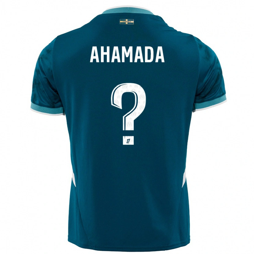 Danxen Hombre Camiseta Soiyir Ahamada #0 Azul Turquesa 2ª Equipación 2024/25 La Camisa