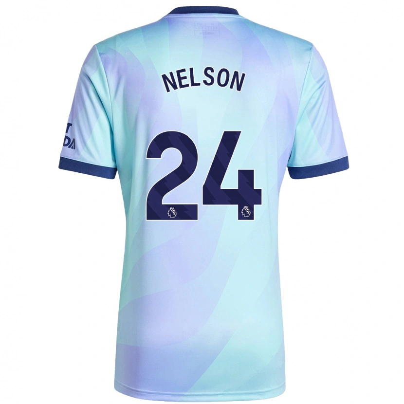 Danxen Hombre Camiseta Reiss Nelson #24 Agua Equipación Tercera 2024/25 La Camisa