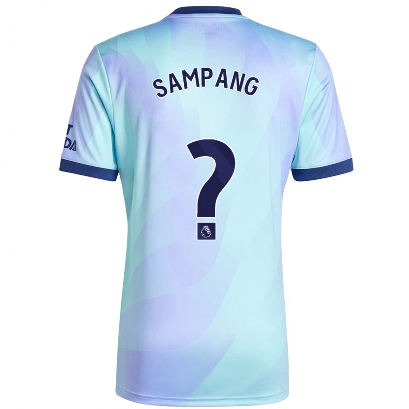 Danxen Hombre Camiseta Saurap Sampang #0 Agua Equipación Tercera 2024/25 La Camisa
