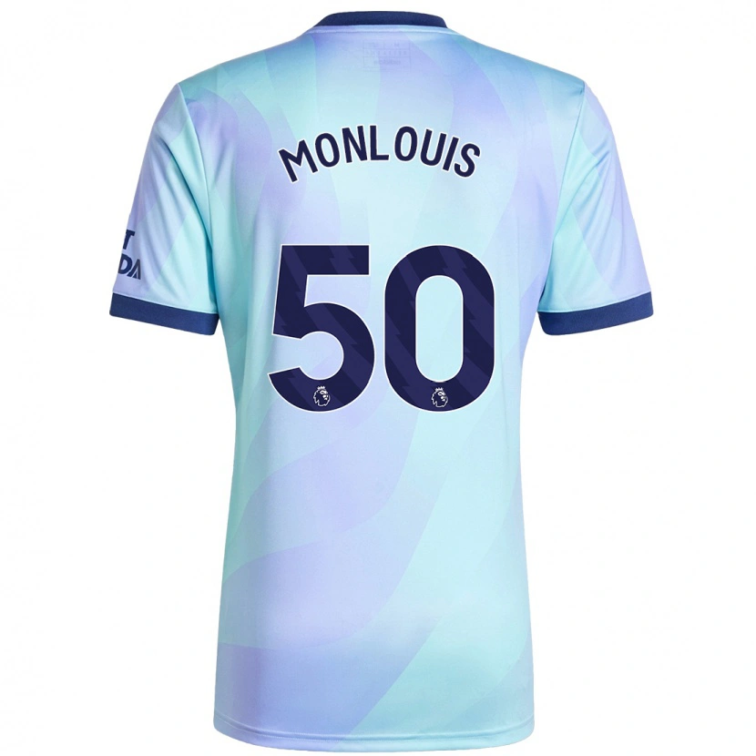 Danxen Hombre Camiseta Zane Monlouis #50 Agua Equipación Tercera 2024/25 La Camisa