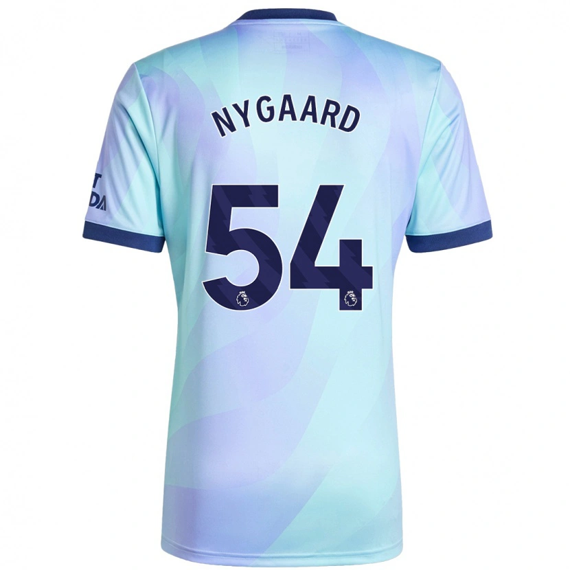 Danxen Hombre Camiseta Lucas Nygaard #54 Agua Equipación Tercera 2024/25 La Camisa