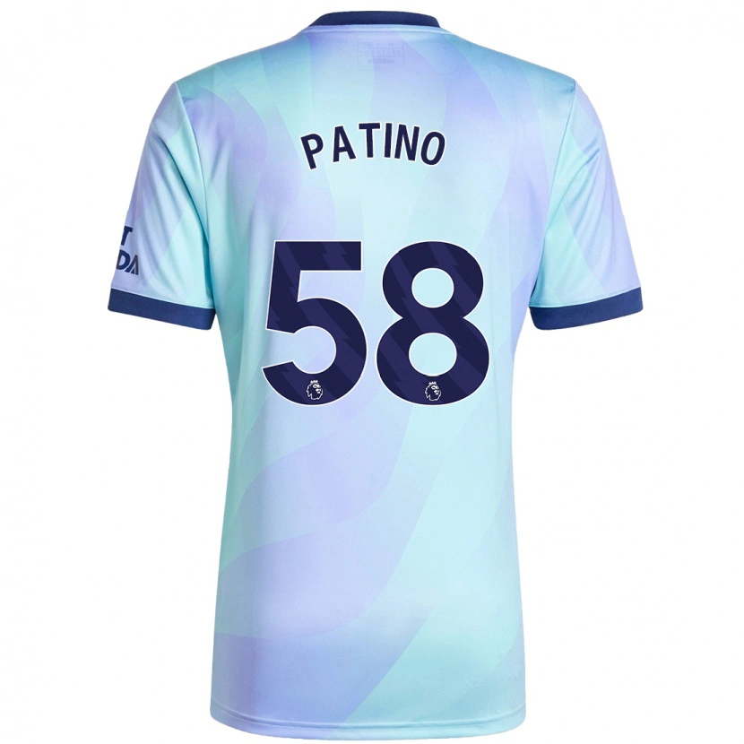 Danxen Hombre Camiseta Charlie Patino #58 Agua Equipación Tercera 2024/25 La Camisa