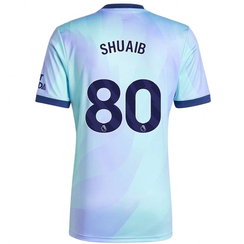 Danxen Hombre Camiseta Zac Shuaib #80 Agua Equipación Tercera 2024/25 La Camisa