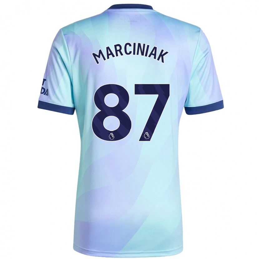 Danxen Hombre Camiseta Alex Marciniak #87 Agua Equipación Tercera 2024/25 La Camisa