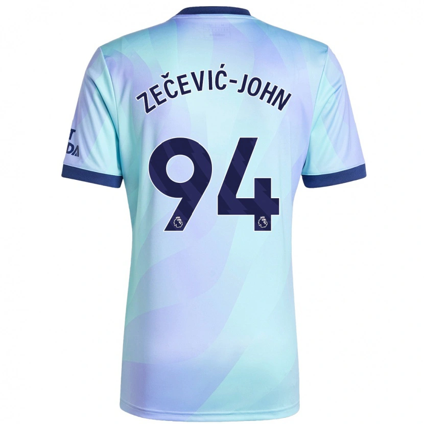 Danxen Hombre Camiseta Louis Zečević-John #94 Agua Equipación Tercera 2024/25 La Camisa