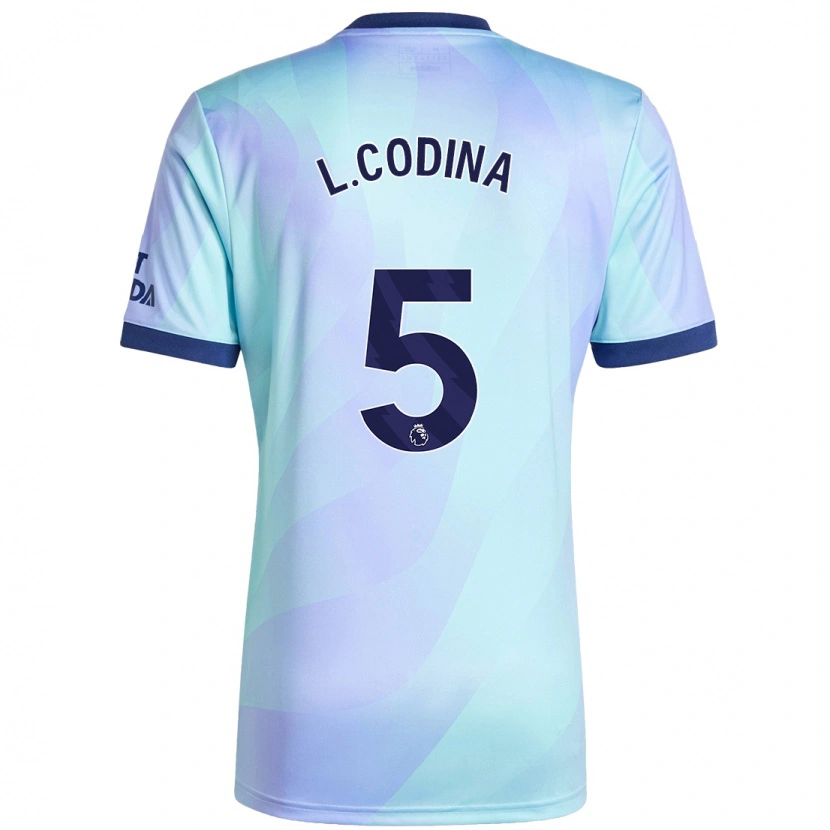 Danxen Hombre Camiseta Laia Codina #5 Agua Equipación Tercera 2024/25 La Camisa