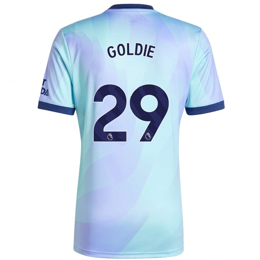 Danxen Hombre Camiseta Teyah Goldie #29 Agua Equipación Tercera 2024/25 La Camisa