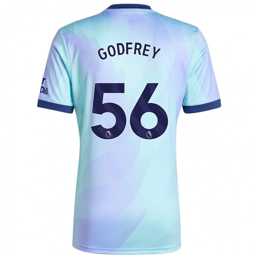 Danxen Hombre Camiseta Freya Godfrey #56 Agua Equipación Tercera 2024/25 La Camisa