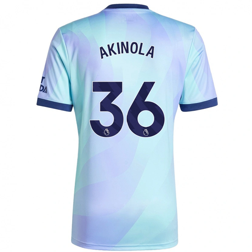 Danxen Hombre Camiseta Tim Akinola #36 Agua Equipación Tercera 2024/25 La Camisa