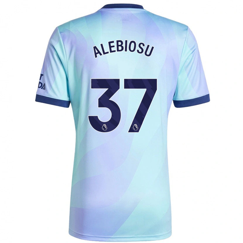 Danxen Hombre Camiseta Ryan Alebiosu #37 Agua Equipación Tercera 2024/25 La Camisa