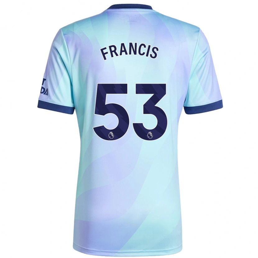 Danxen Hombre Camiseta Jack Henry-Francis #53 Agua Equipación Tercera 2024/25 La Camisa