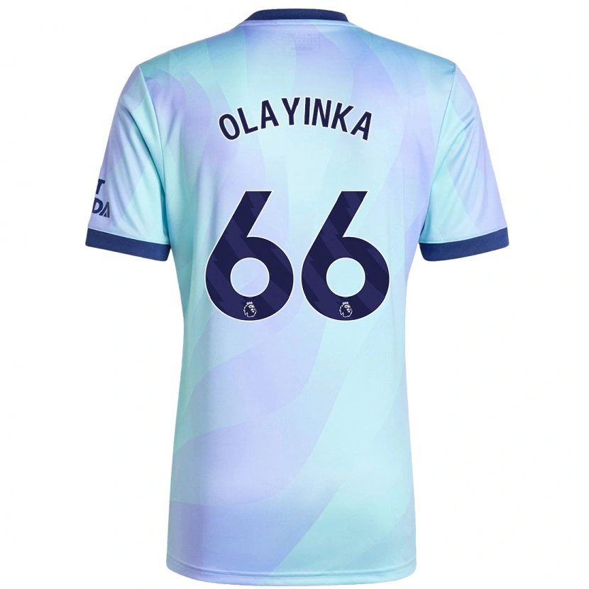 Danxen Hombre Camiseta James Olayinka #66 Agua Equipación Tercera 2024/25 La Camisa