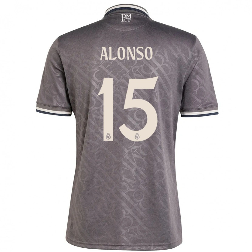 Danxen Hombre Camiseta Borja Alonso #15 Carbón Equipación Tercera 2024/25 La Camisa