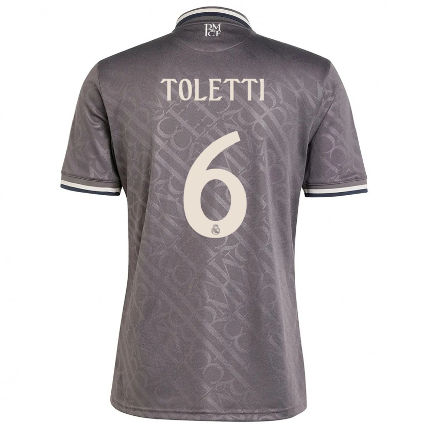 Danxen Hombre Camiseta Sandie Toletti #6 Carbón Equipación Tercera 2024/25 La Camisa