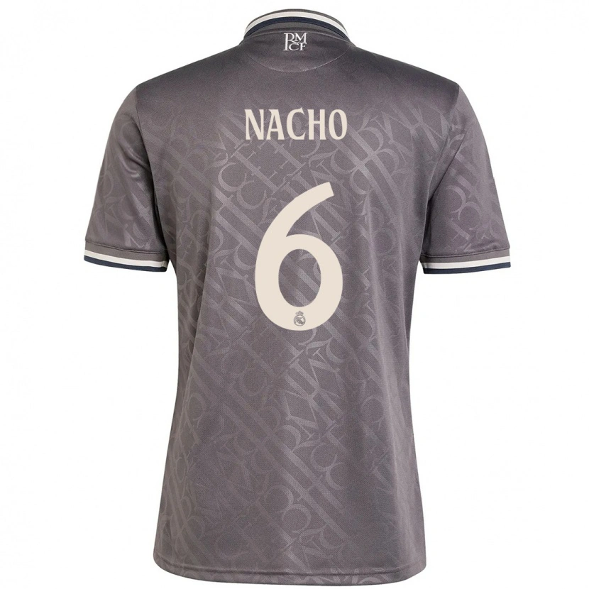 Danxen Hombre Camiseta Nacho Fernández #6 Carbón Equipación Tercera 2024/25 La Camisa