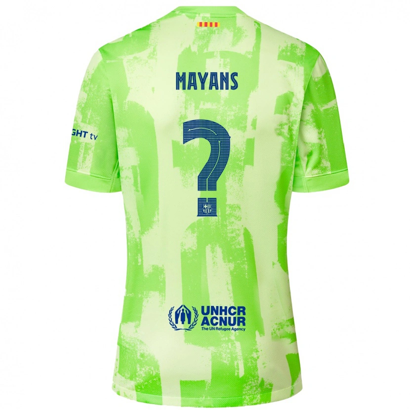 Danxen Hombre Camiseta Sergi Mayans #0 Lima Equipación Tercera 2024/25 La Camisa