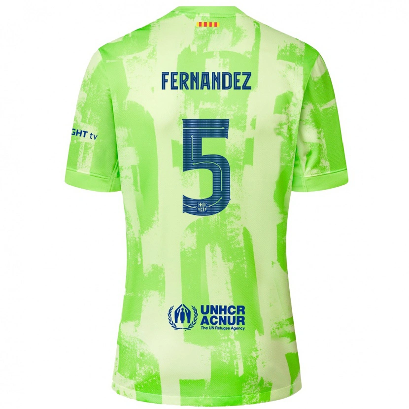 Danxen Hombre Camiseta Jana Fernández #5 Lima Equipación Tercera 2024/25 La Camisa