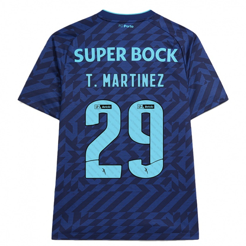 Danxen Hombre Camiseta Toni Martínez #29 Azul Marino Equipación Tercera 2024/25 La Camisa