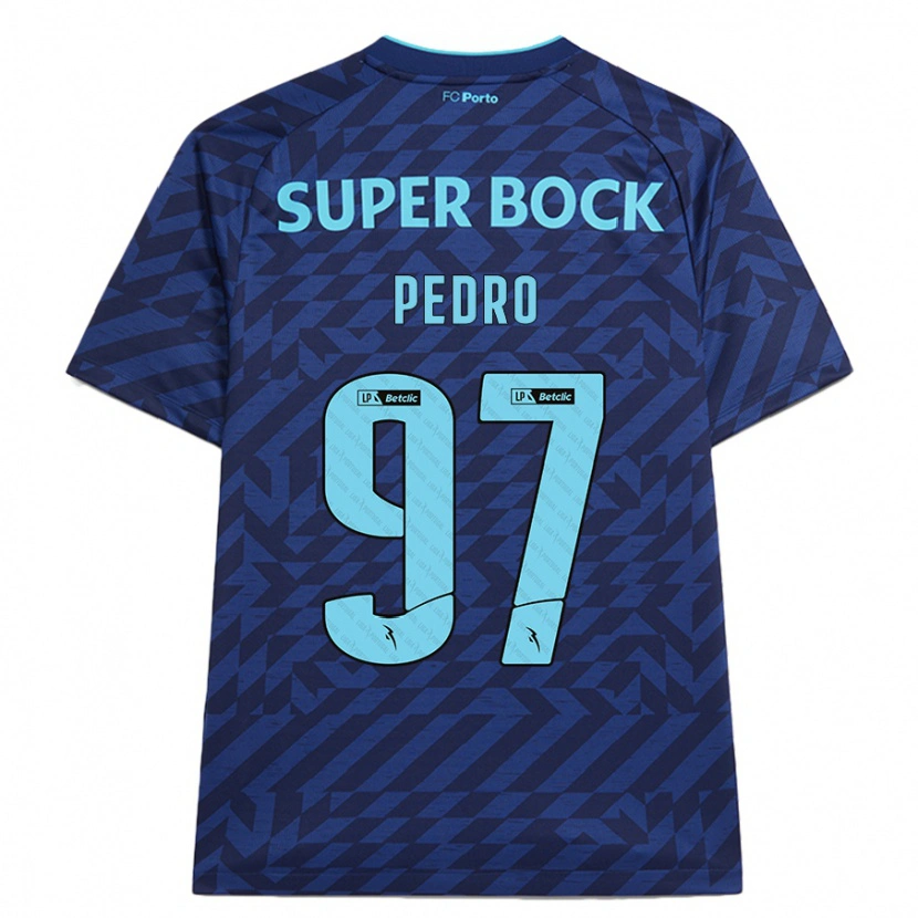 Danxen Hombre Camiseta Zé Pedro #97 Azul Marino Equipación Tercera 2024/25 La Camisa