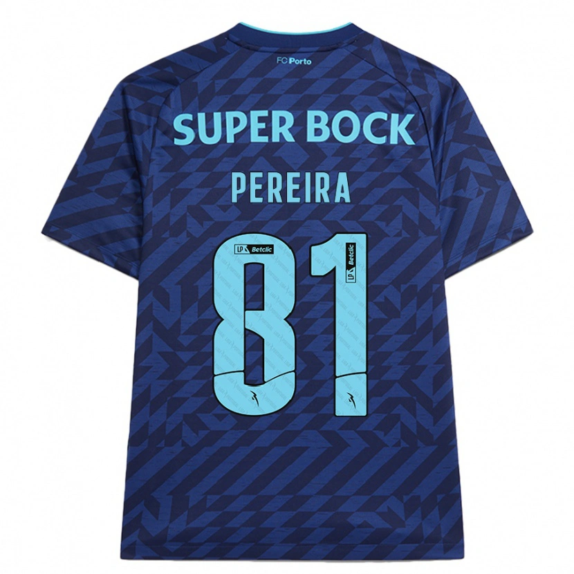Danxen Hombre Camiseta Martim Pereira #81 Azul Marino Equipación Tercera 2024/25 La Camisa