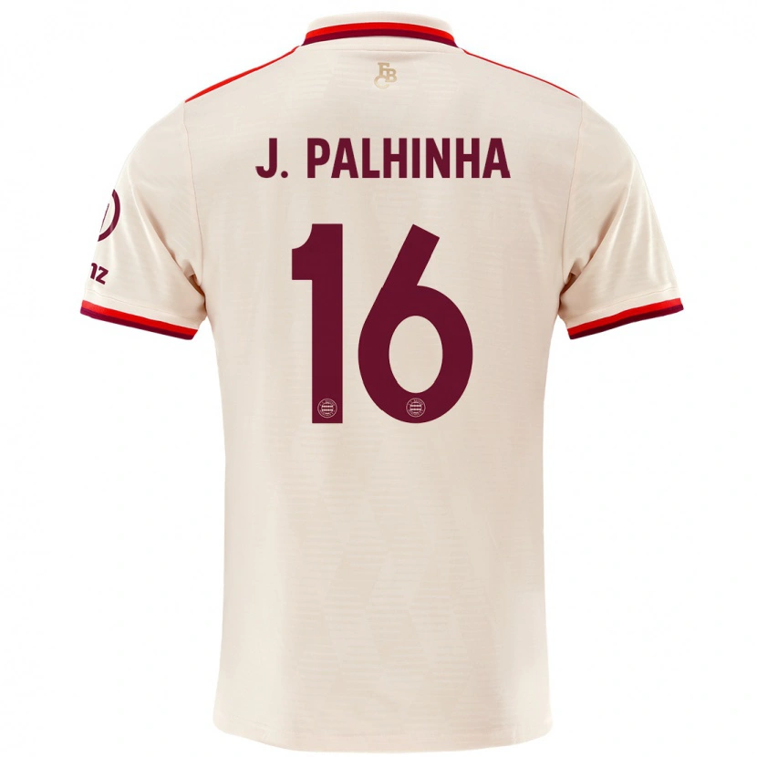 Danxen Hombre Camiseta João Palhinha #16 Lino Equipación Tercera 2024/25 La Camisa