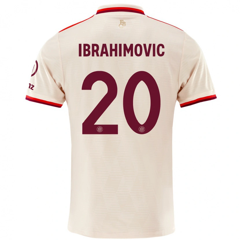 Danxen Hombre Camiseta Arijon Ibrahimovic #20 Lino Equipación Tercera 2024/25 La Camisa