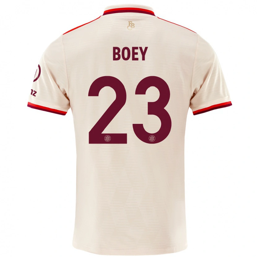 Danxen Hombre Camiseta Sacha Boey #23 Lino Equipación Tercera 2024/25 La Camisa