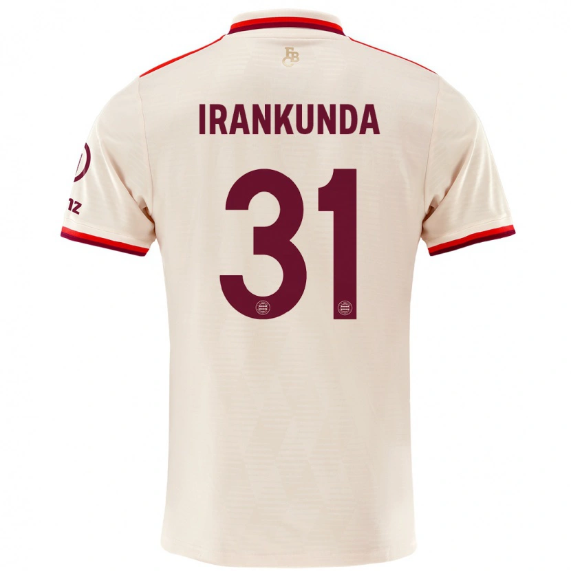 Danxen Hombre Camiseta Nestory Irankunda #31 Lino Equipación Tercera 2024/25 La Camisa