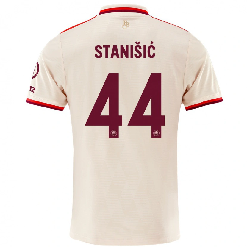 Danxen Hombre Camiseta Josip Stanisic #44 Lino Equipación Tercera 2024/25 La Camisa