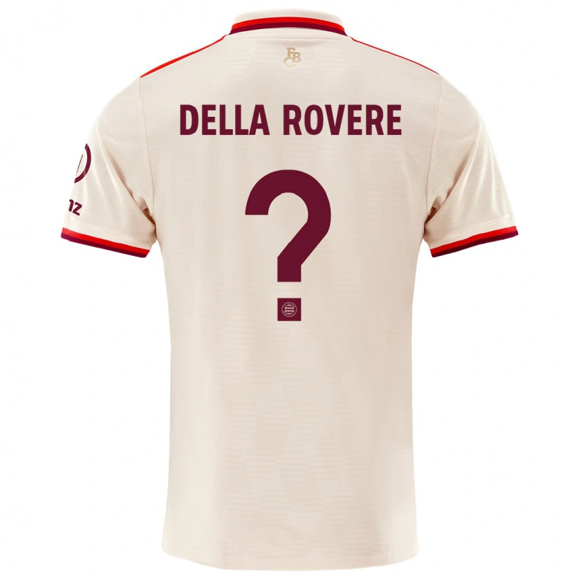 Danxen Hombre Camiseta Guido Della Rovere #0 Lino Equipación Tercera 2024/25 La Camisa