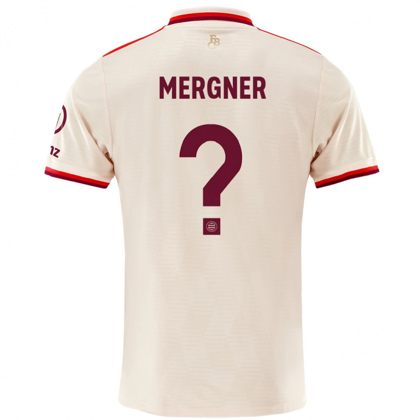 Danxen Hombre Camiseta Max Mergner #0 Lino Equipación Tercera 2024/25 La Camisa