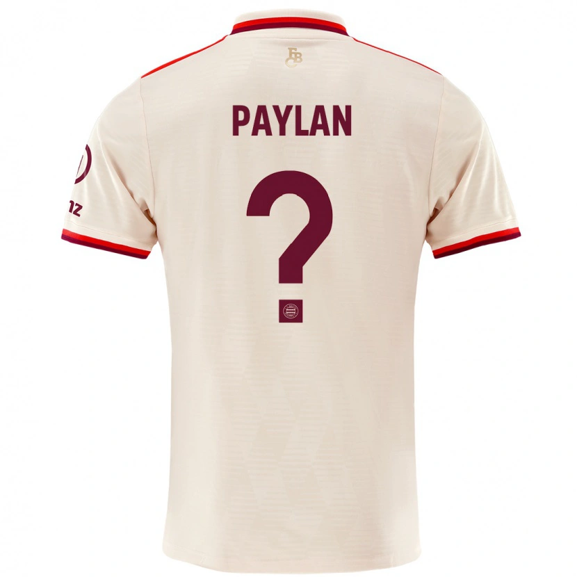 Danxen Hombre Camiseta Can Paylan #0 Lino Equipación Tercera 2024/25 La Camisa