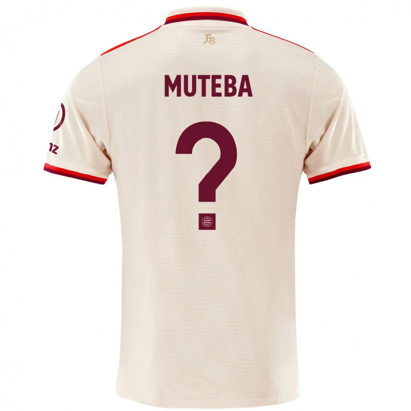 Danxen Hombre Camiseta Elias Muteba #0 Lino Equipación Tercera 2024/25 La Camisa
