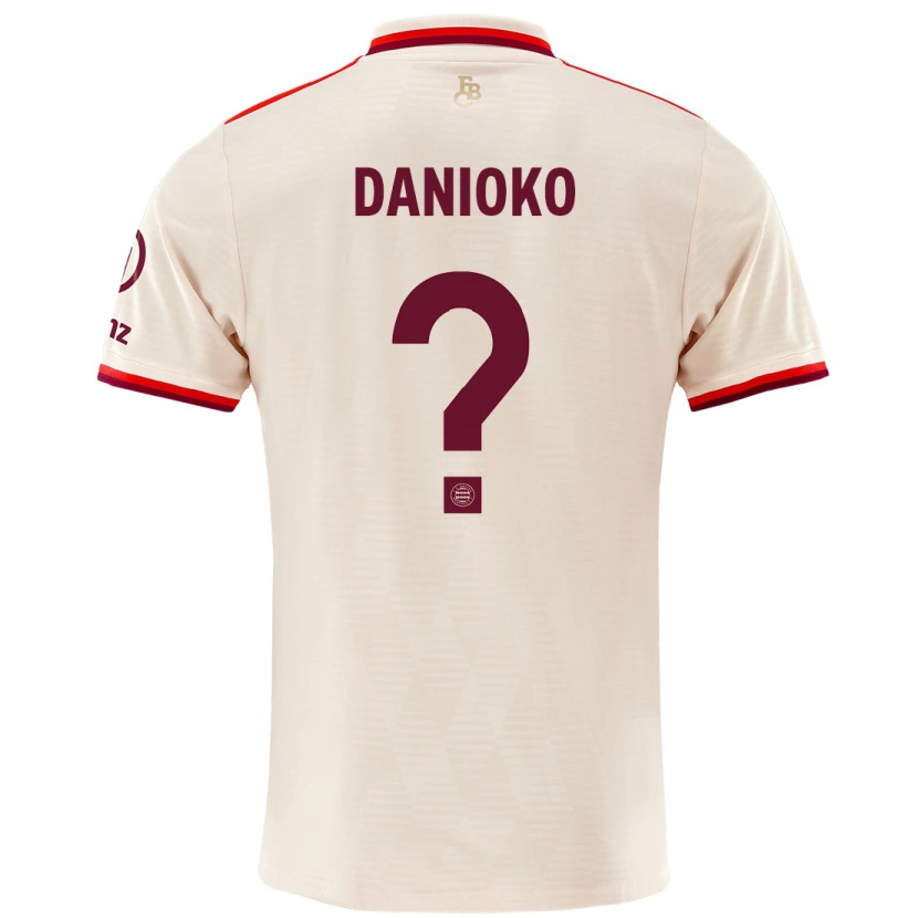 Danxen Hombre Camiseta Leeron Danioko #0 Lino Equipación Tercera 2024/25 La Camisa