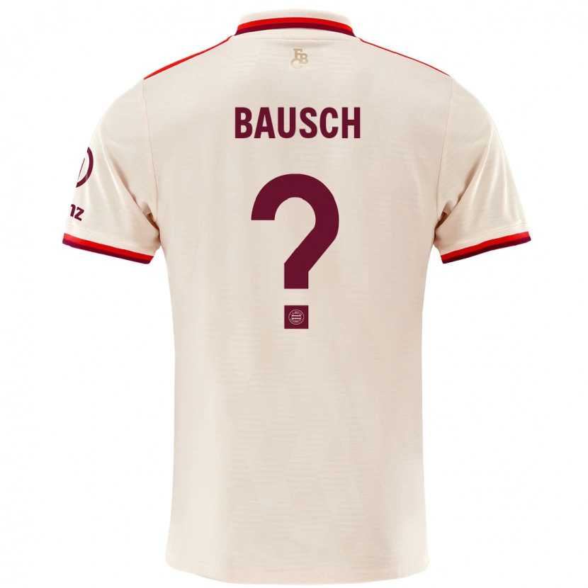 Danxen Hombre Camiseta David Bausch #0 Lino Equipación Tercera 2024/25 La Camisa