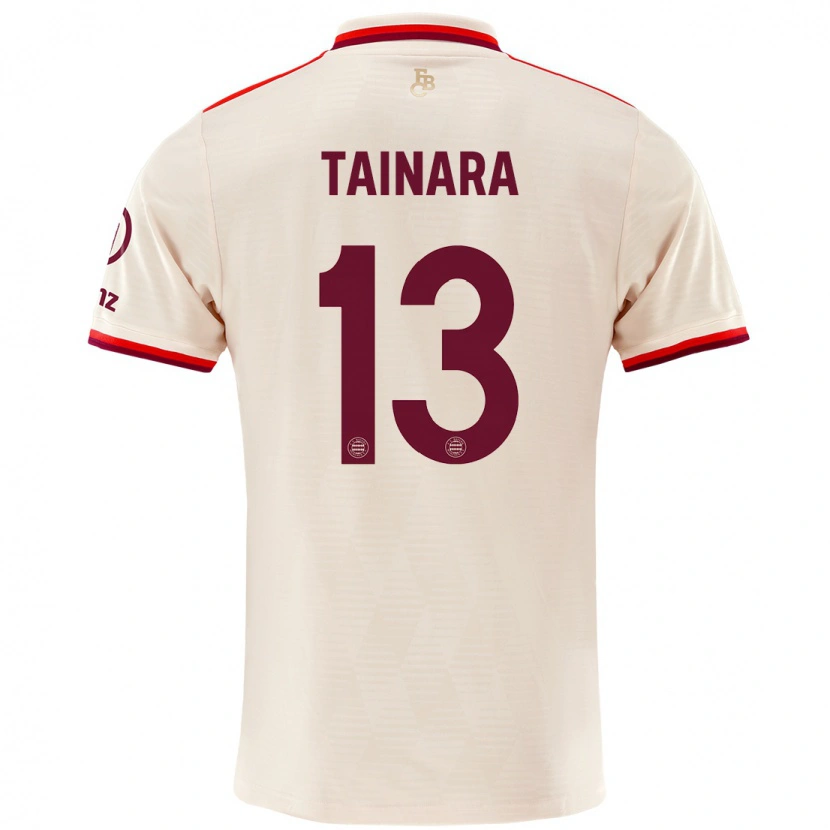 Danxen Hombre Camiseta Tainara #13 Lino Equipación Tercera 2024/25 La Camisa
