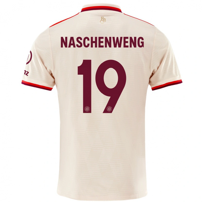 Danxen Hombre Camiseta Katharina Naschenweng #19 Lino Equipación Tercera 2024/25 La Camisa