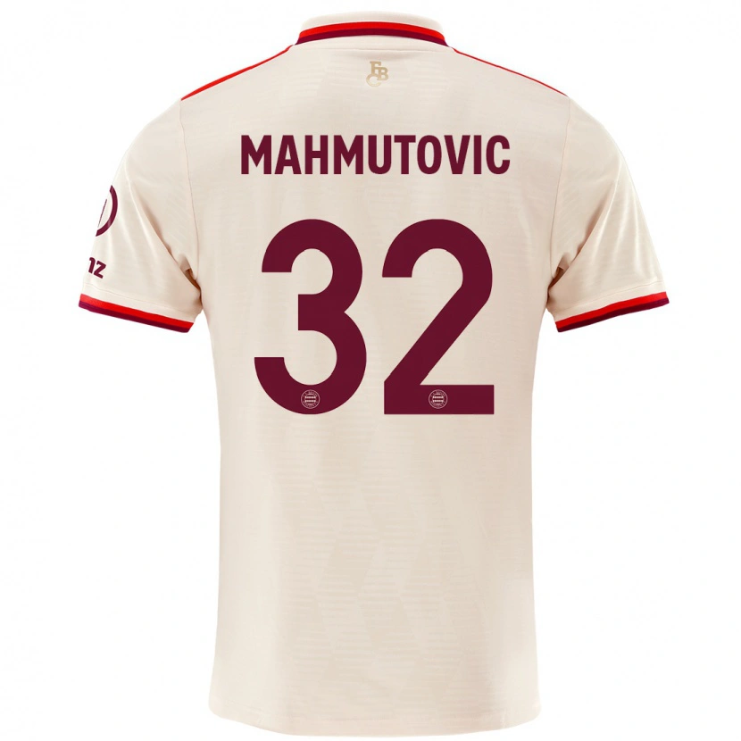 Danxen Hombre Camiseta Ena Mahmutovic #32 Lino Equipación Tercera 2024/25 La Camisa