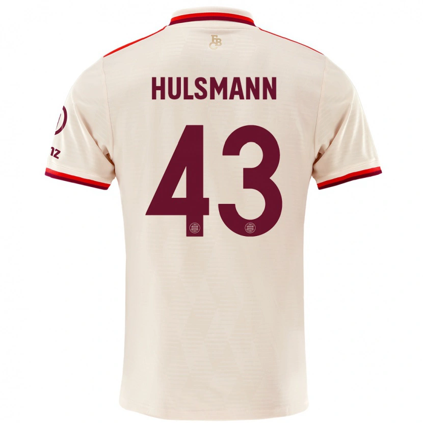 Danxen Hombre Camiseta Tom Hülsmann #43 Lino Equipación Tercera 2024/25 La Camisa