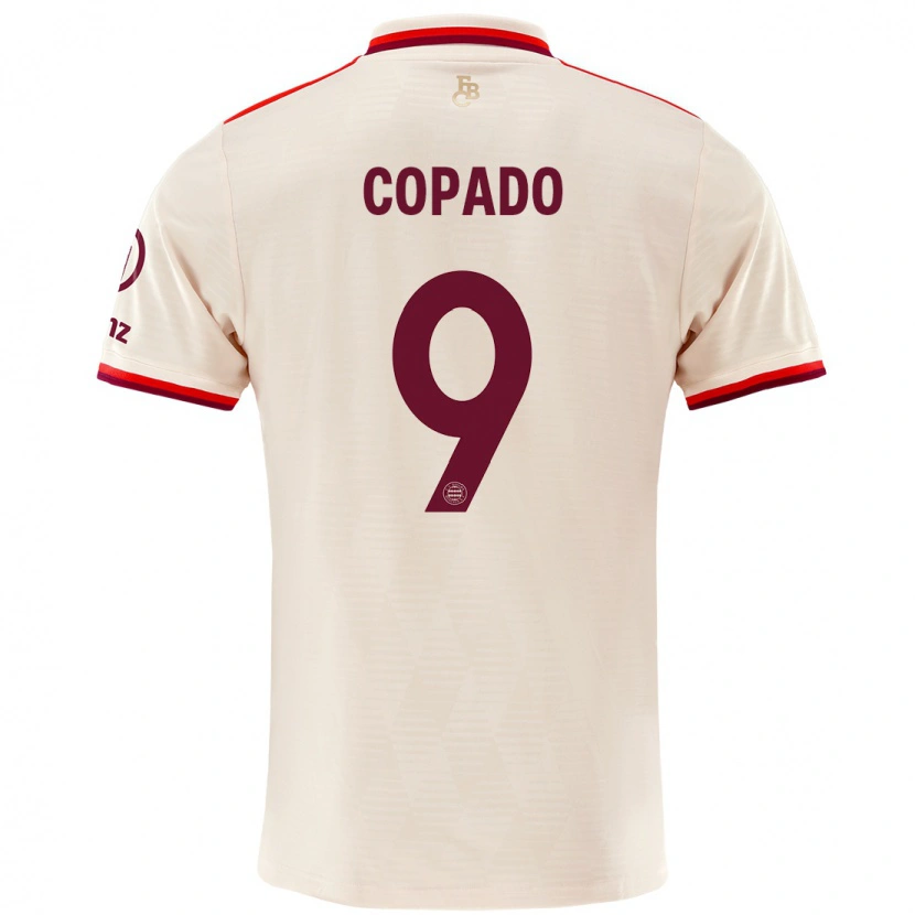 Danxen Hombre Camiseta Lucas Copado #9 Lino Equipación Tercera 2024/25 La Camisa