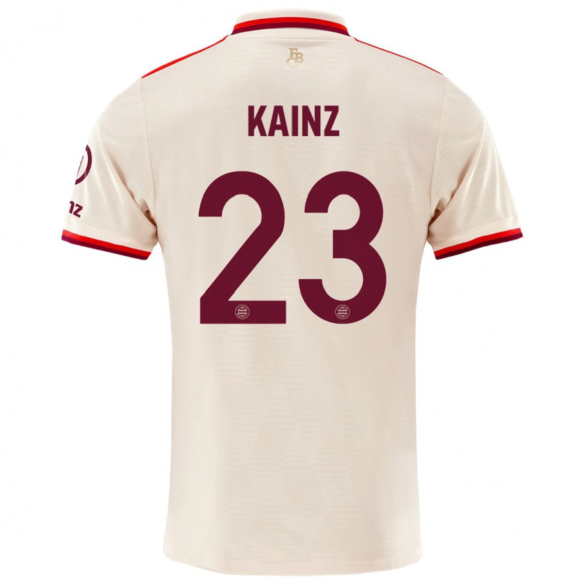 Danxen Hombre Camiseta Manuel Kainz #23 Lino Equipación Tercera 2024/25 La Camisa
