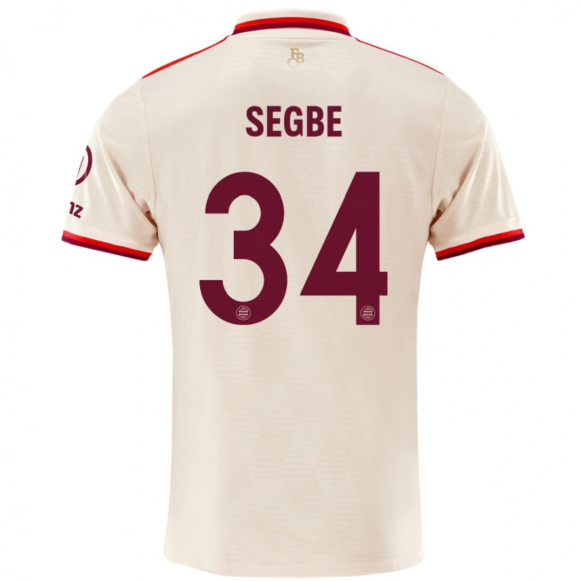 Danxen Hombre Camiseta Désiré Sègbè #34 Lino Equipación Tercera 2024/25 La Camisa