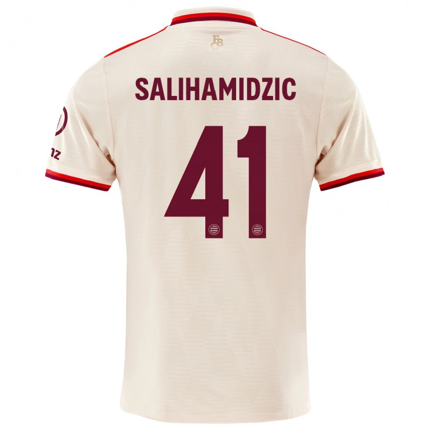 Danxen Hombre Camiseta Nick Salihamidzic #41 Lino Equipación Tercera 2024/25 La Camisa