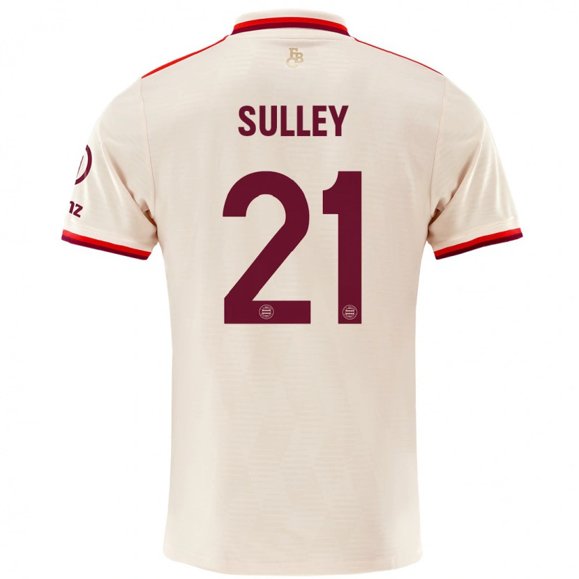 Danxen Hombre Camiseta Williams Baffour Sulley #21 Lino Equipación Tercera 2024/25 La Camisa