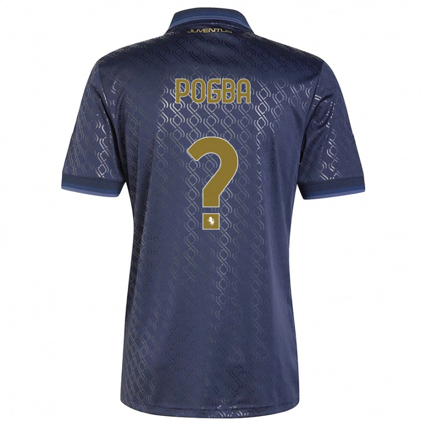 Danxen Hombre Camiseta Paul Pogba #0 Azul Marino Equipación Tercera 2024/25 La Camisa