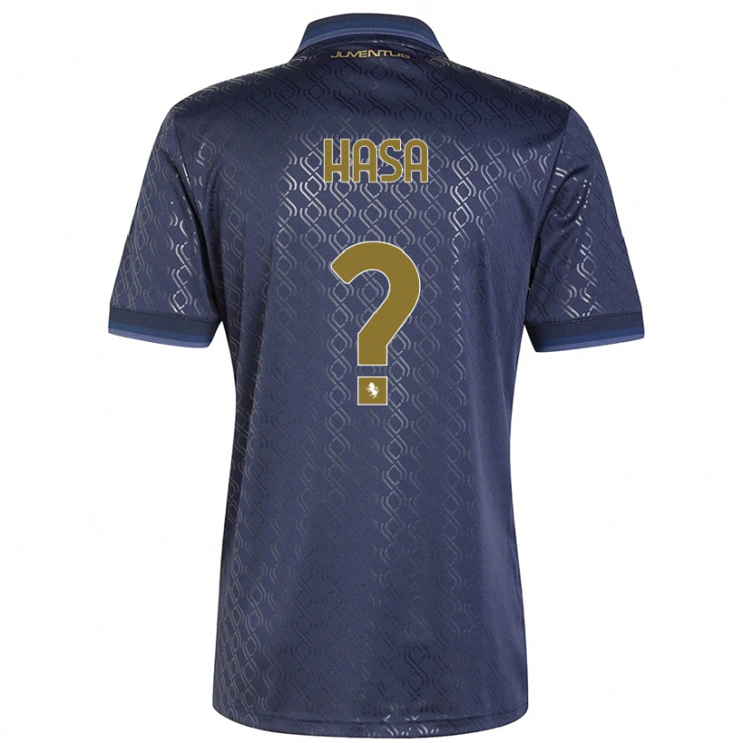 Danxen Hombre Camiseta Luis Hasa #0 Azul Marino Equipación Tercera 2024/25 La Camisa