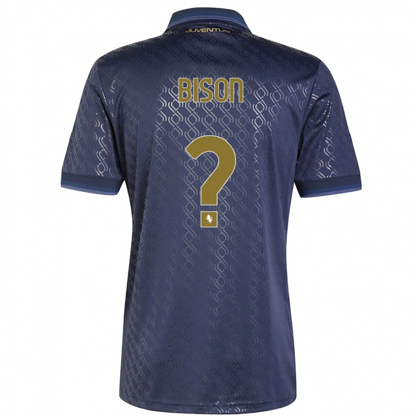 Danxen Hombre Camiseta Giulia Bison #0 Azul Marino Equipación Tercera 2024/25 La Camisa