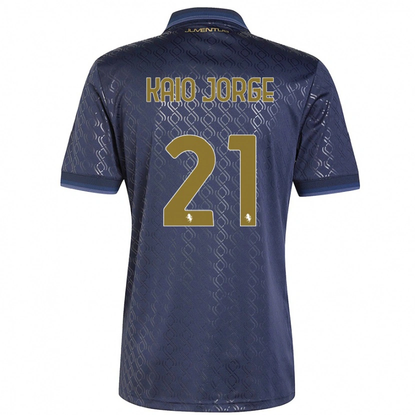 Danxen Hombre Camiseta Kaio Jorge #21 Azul Marino Equipación Tercera 2024/25 La Camisa