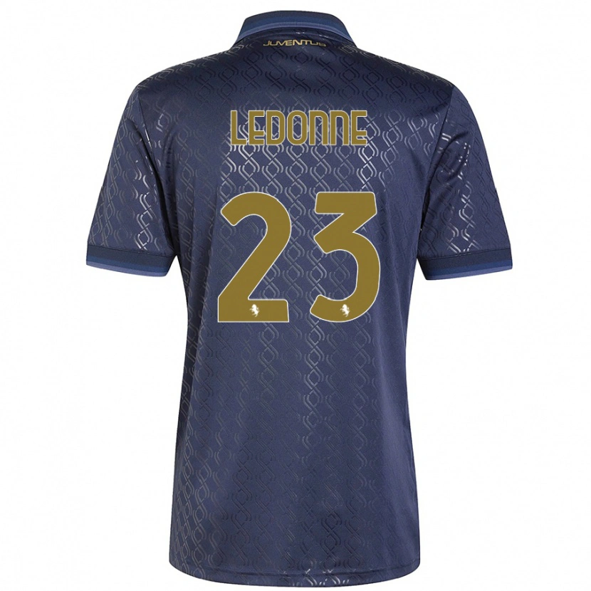 Danxen Hombre Camiseta Nicolo Ledonne #23 Azul Marino Equipación Tercera 2024/25 La Camisa